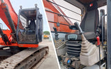 🚜 Powerful Upgrade: Hitachi EX330.3 Fitted with United Seats Highlander Pro