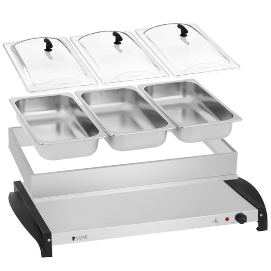 Heater for 3 electric containers 400W Royal Catering