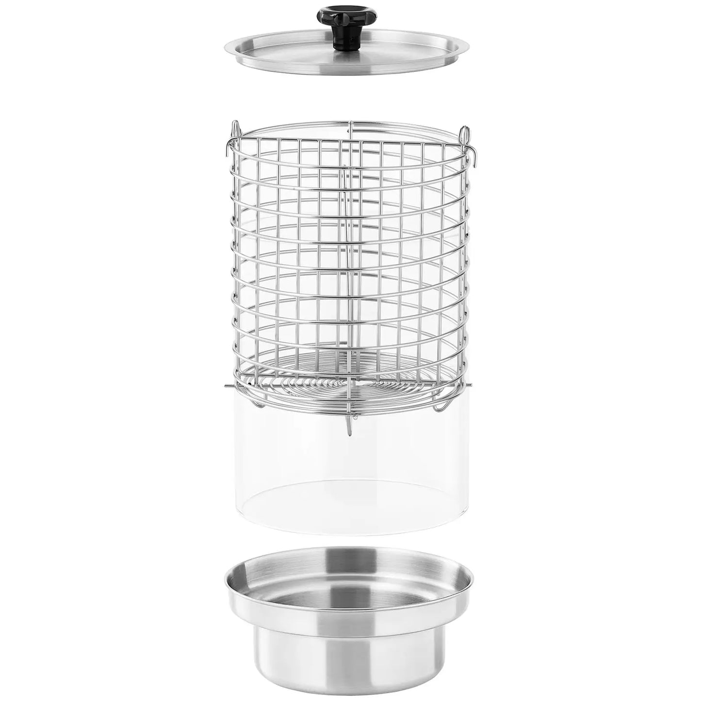 Royal Catering Hot dog warmer, 4 bun skewers, container for 30 sausages, 650 W – image 5