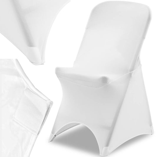 Royal Catering Universal elastic cover for white chair