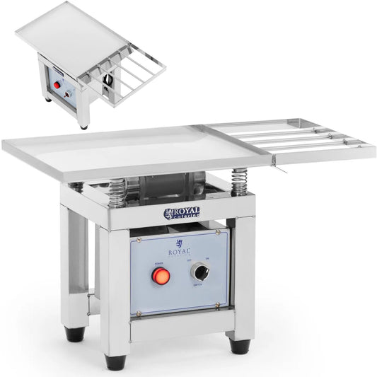 Royal Catering Vibrating thickening table for chocolate 57 x 29 cm 45 W