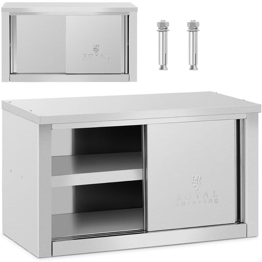 Royal Catering Wall cocktail closet with sliding door STAL 120 kg 90 x 40 x 50 cm