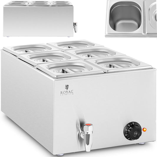 Royal Catering Bemar cooking heater 6 x GN 1/6 600 W