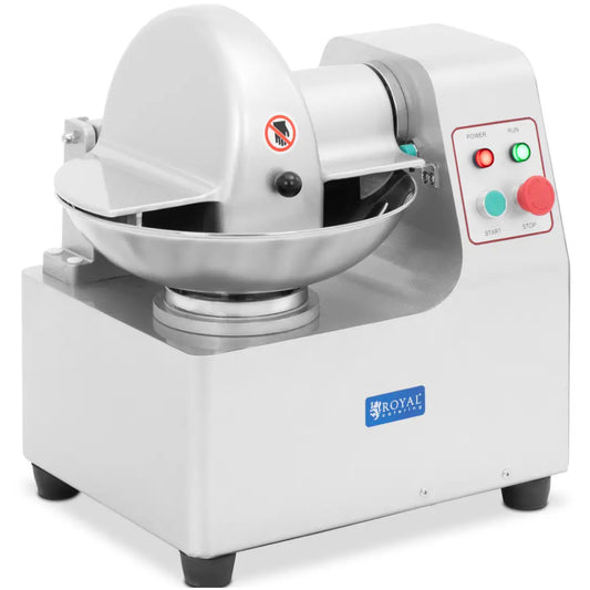 Royal Catering Horizontal bowl butcher cutter for mincing, chopping, meat, vegetables, 5 l, 550 W