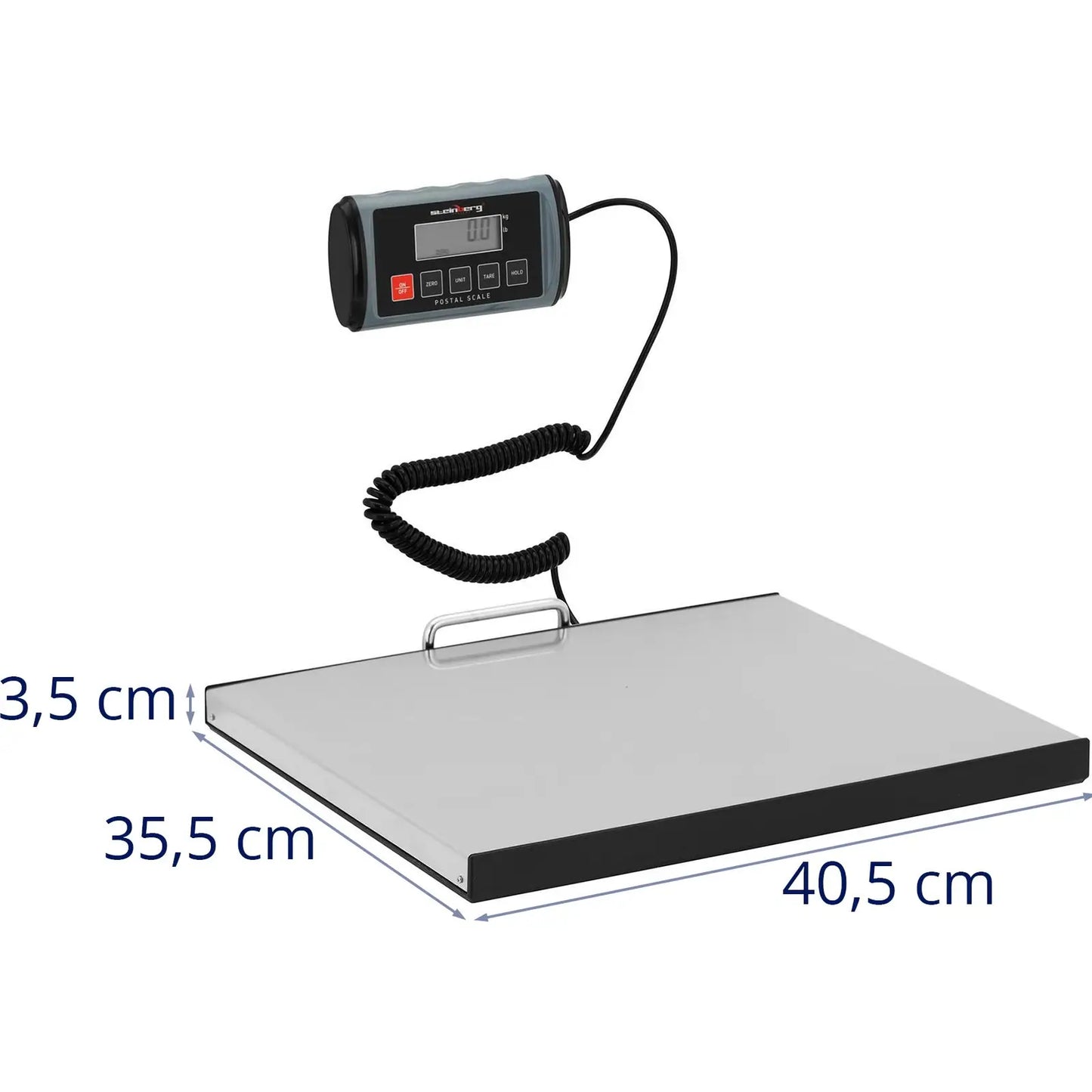 Steinberg Systems LCD postal parcel scale 35.5 x 40.5 cm 200 kg / 0.1 kg – image 7