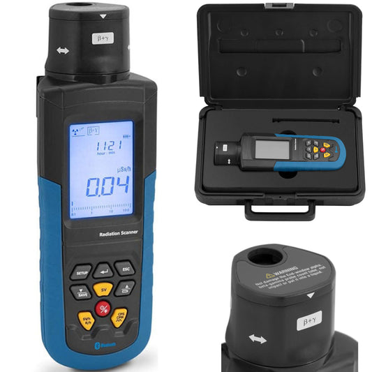 Steinberg Systems Geiger counter for radiation and X-ray LCD Bluetooth + suitcase