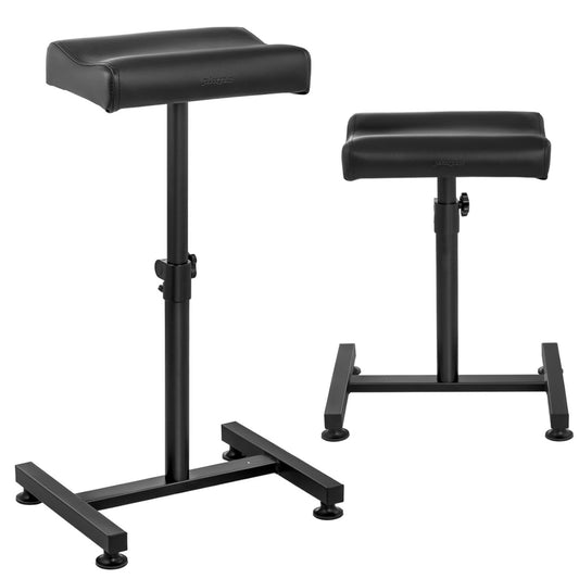 Physa Beauty footrest for pedicure adjustable height up to 75 cm to 80 kg - black