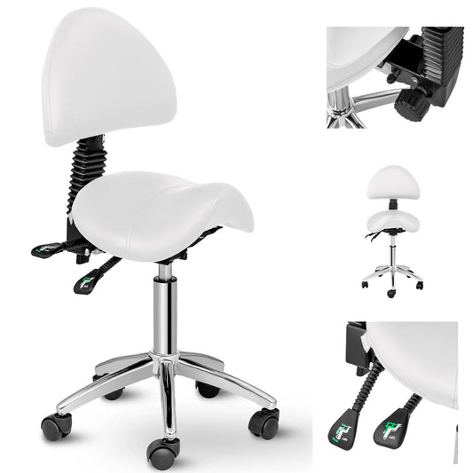 Physa Beauty chair with rotating back adjustable BERLIN - white