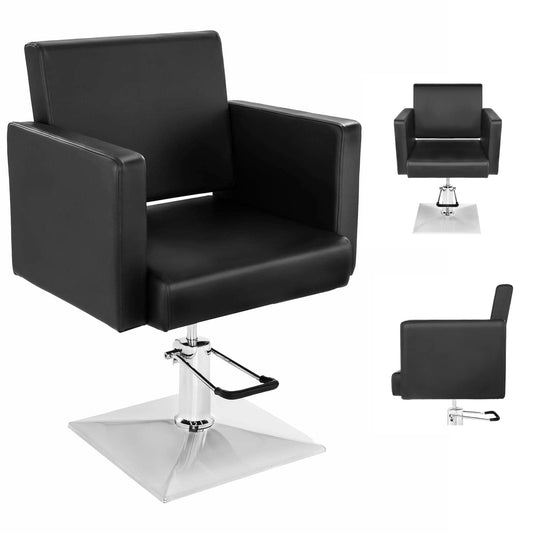 Physa Barber's hairdressing chair with footrest of Phys BEDFORD - black