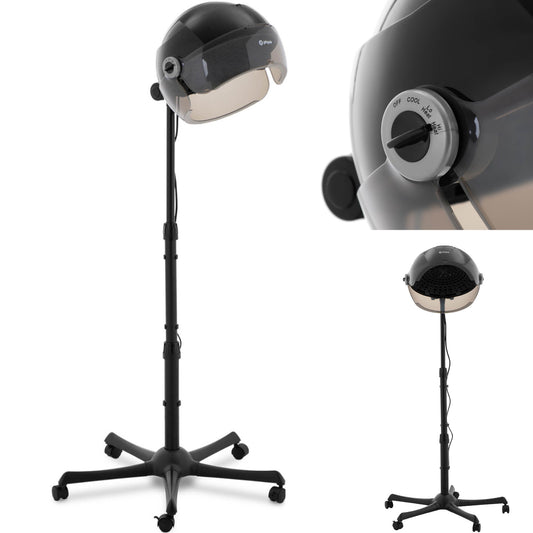 Physa Hairdryer helmet hairdresser standing on wheels 1650 In black