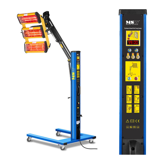 MSW Infrared heat radiator for drying paint on a 3300W tripod