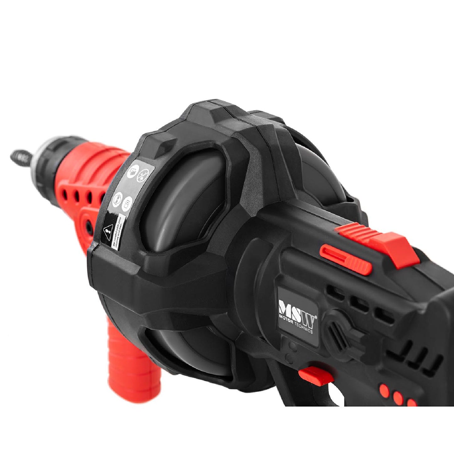 MSW Spiral plunger, electric drum auger for unblocking drain pipes, 240 W, 7.5 m long, diameter. 15mm – image 4