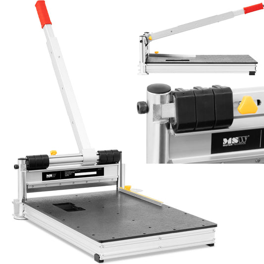 MSW Guillotine machine for cutting laminated panels at an angle, width 330 mm, thickness 16 mm