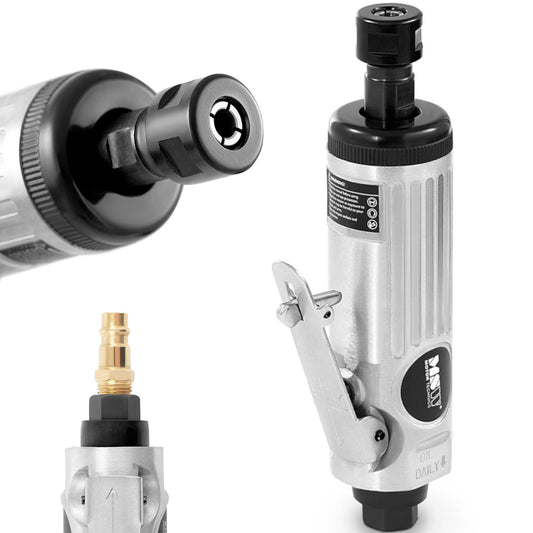 MSW Air grinder straight 25,000 rpm 1/4' Set 15 pieces.