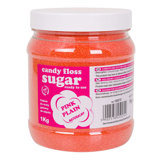 GSG24 Colorful sugar for cotton candy pink natural taste of cotton candy 1kg