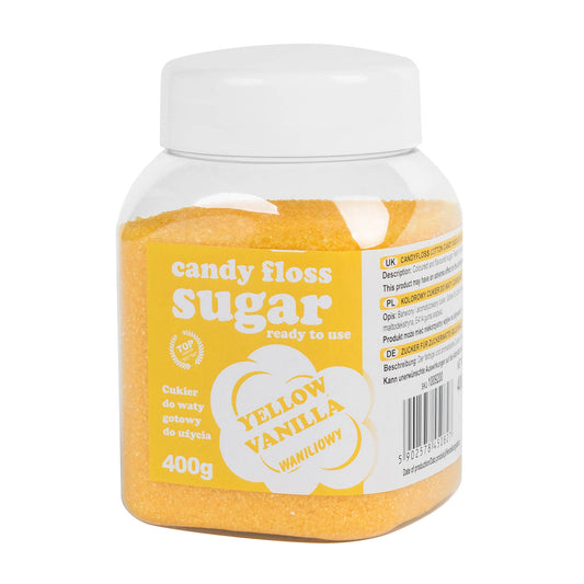 GSG24 Coloured sugar for cotton wool cotton with vanilla flavour 400g