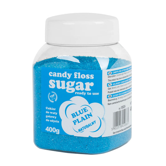 GSG24 Colorful sugar for cotton candy blue natural taste of cotton candy 400g