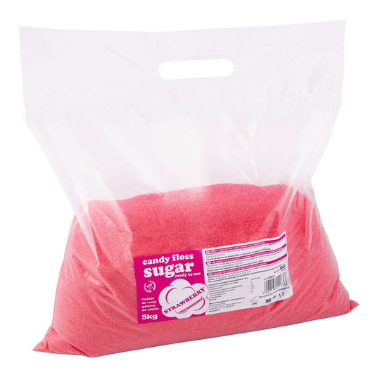 GSG24 Colorful tasteful sugar for cotton red strawberry flavor 5kg