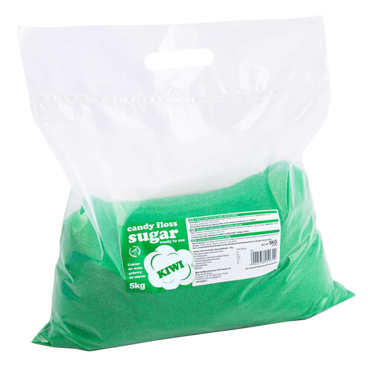 GSG24 Colorful sugar for cotton green with a taste of kiwi 5kg