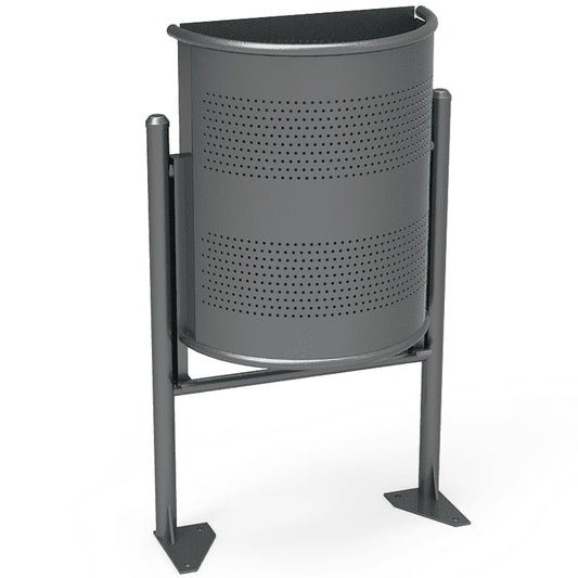 MEVA City basket semi-round wall grey 30L