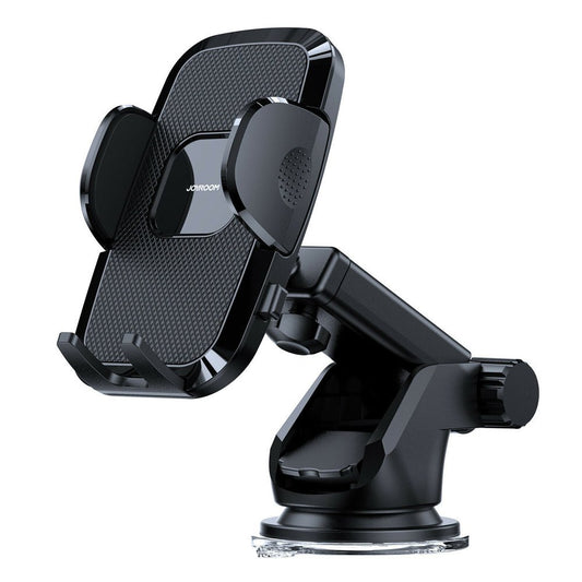 JOYROOM Car phone handle with telescopic arm for dashboard and black window