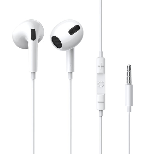 BASEUS Wired headphones Encok H17 minijack 3.5mm white
