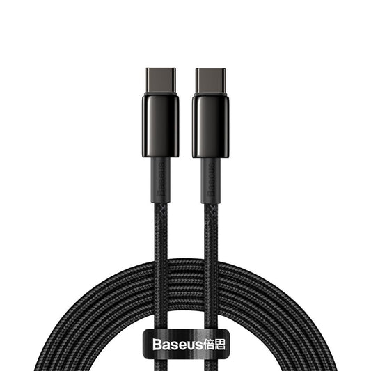 BASEUS USB-C - USB-C fast charging cable 100W 2m - all black