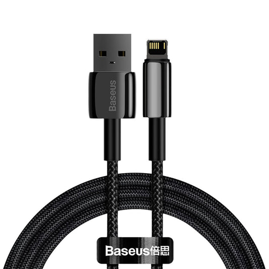 BASEUS Wire cable in the fly to iPhone USB - Lightning 1m - all black