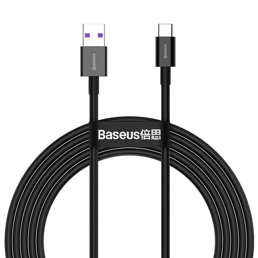 BASEUS Cable Superior cable to Huawei USB - USB-C 11V / 6A SuperCharge 2m - black