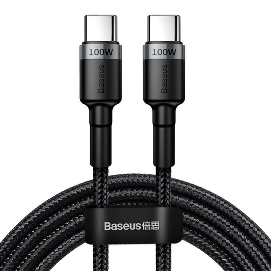 BASEUS Cafule Nylon cable USB-C Power Delivery 2.0 100W 20V 5A 2m grey