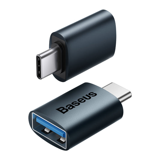 BASEUS USB-C adapter for USB-A Ingenuity Series blue