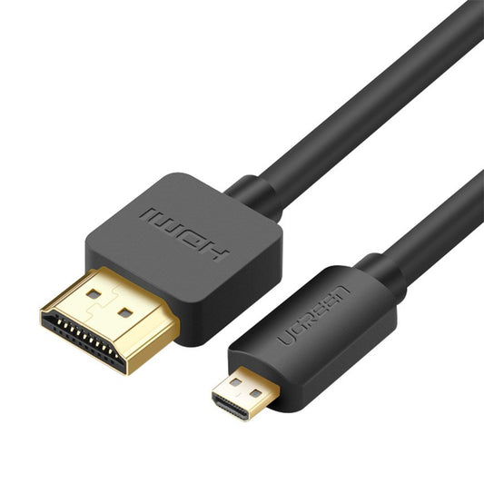 UGREEN Cable HDMI adapter - micro HDMI 2.0v 4K 60Hz 30AWG 1.5m black