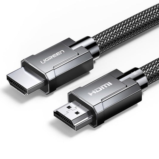 UGREEN HDMI cable 2.1 8K 4K 3D 48Gbps HDR VRR QMS ALLM earC QFT 2m grey
