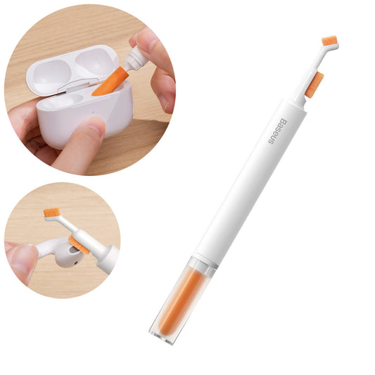 BASEUS White brush for cleaning headphones, keyboard, mouse, electronics