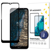 WOZINSKY Full screen tempered glass with frame Nokia C20/C10 Full Glue black