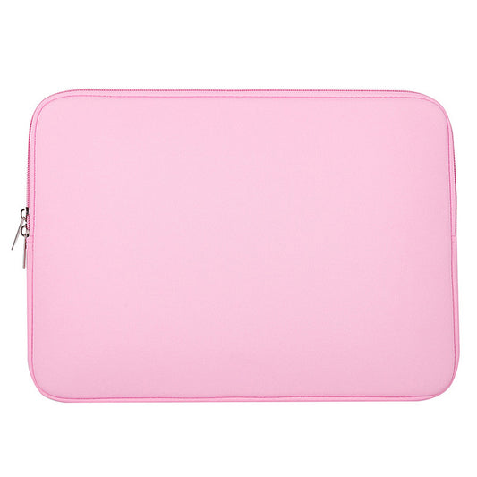 HURTEL Universal case with slip-on bag for a 14" laptop tablet, pink