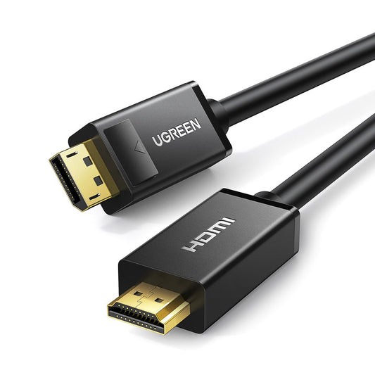 UGREEN DisplayPort - HDMI 4K HDR 3D cable, 3 m, black