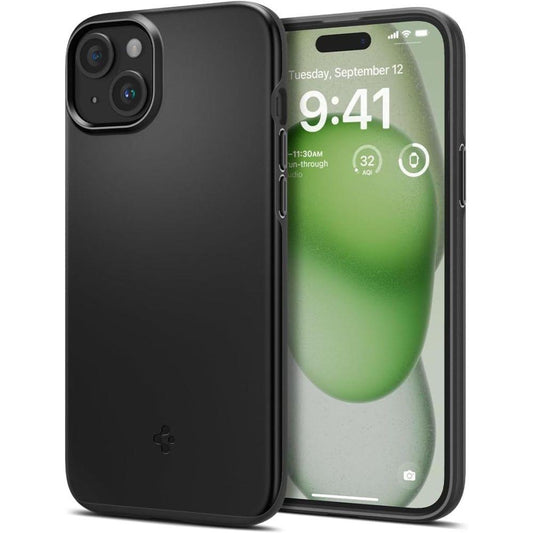SPIGEN Protective case for iPhone 15 Plus Thin Fit, black