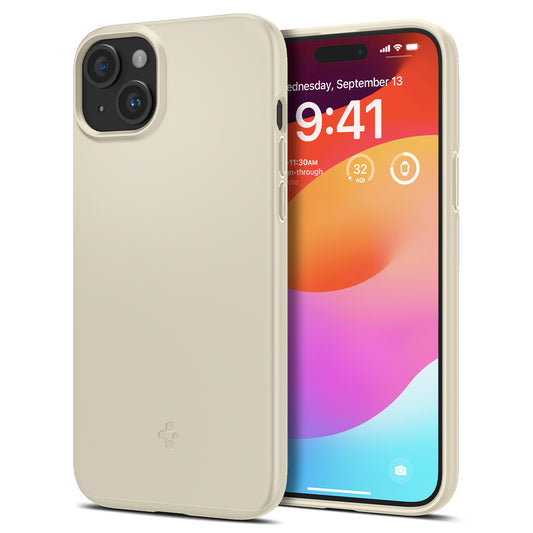 SPIGEN Protective case for iPhone 15 Plus Thin Fit, beige