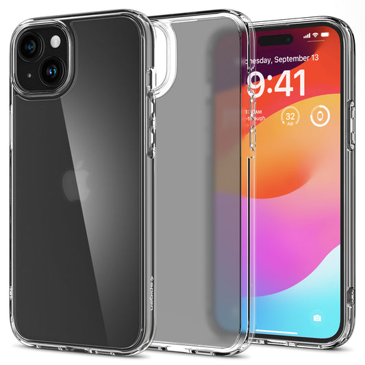 SPIGEN Ultra Hybrid case for iPhone 15 Plus transparent