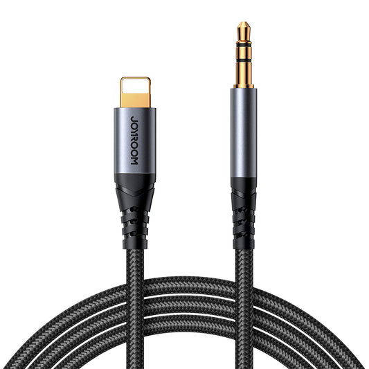 JOYROOM Stereo audio cable for iPhone iPad AUX 3.5 mm mini jack - Lightning 1.2m black