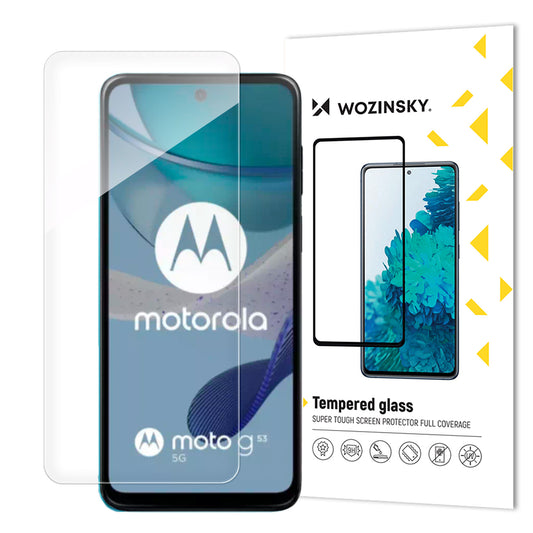 WOZINSKY Tempered glass screen protector for Motorola G53 Tempered Glass