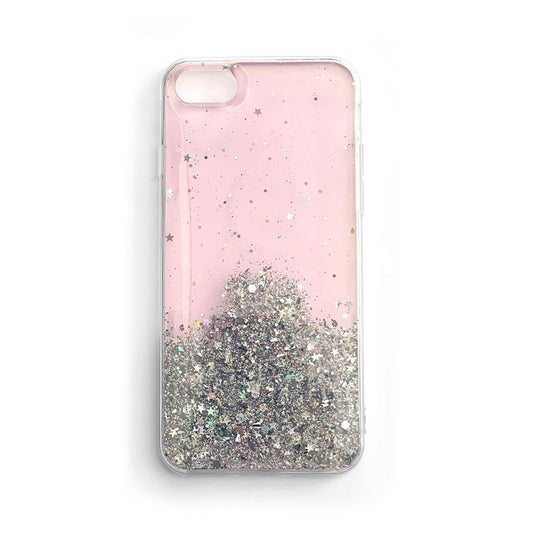 WOZINSKY Shiny case with glitter for Xiaomi Mi 11 Star Glitter pink