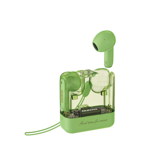 DUDAO Dudao U18Pro Bluetooth 5.3 wireless TWS headphones, green