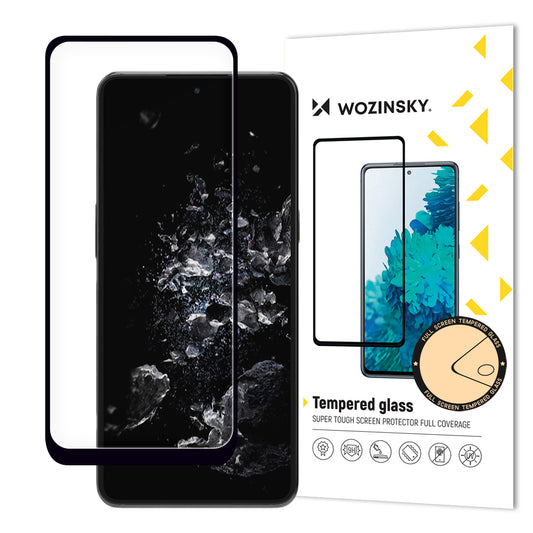 WOZINSKY 9H Full Screen Tempered Glass OnePlus 10T / Ace Pro with Black Frame Full Glue Tempered Glass