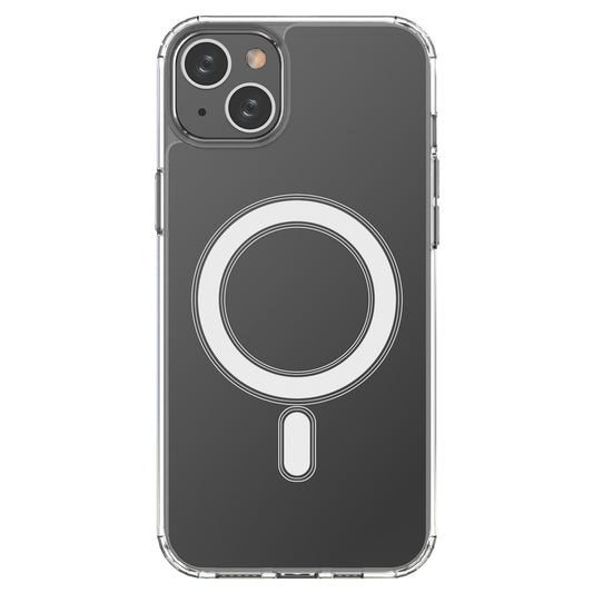 HURTEL Flexible gel case for iPhone 15 Plus magnetic with MagSafe transparent