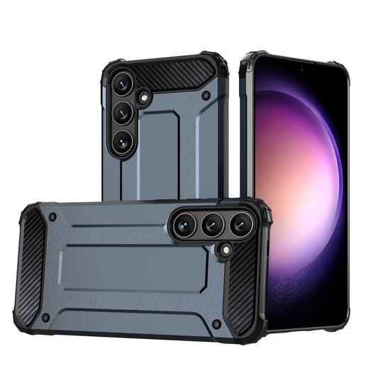 HURTEL Reinforced armored case for Samsung Galaxy S24+ Hybrid Armor, blue