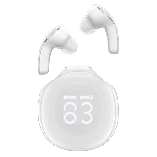 ACEFAST T9 Bluetooth 5.3 in-ear USB-C wireless headphones, white