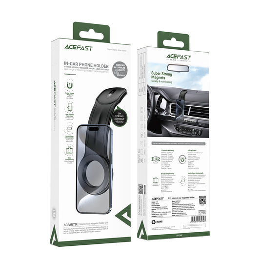 ACEFAST Magnetic car holder for phone, cockpit, dashboard, black
