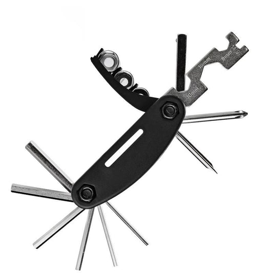 ROCKBROS 16in1 MultiTool for bicycle repair - black